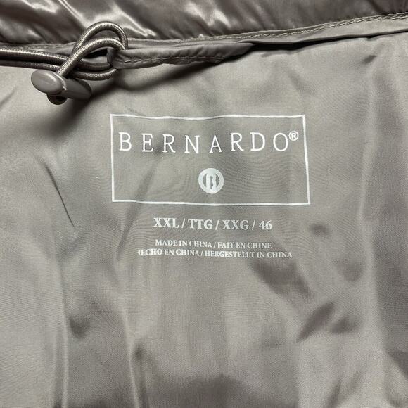 Bernardo Womens EcoPlume Hooded Packable Quilted Jacket XXL New Puffer Glow - Picture 7 of 8